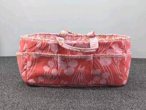 Amy Butler Storage Caddy Organizational Travel Tote Bag Diaper Craft Pink Floral